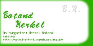 botond merkel business card